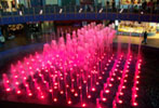 Fountains Lit by LEDs